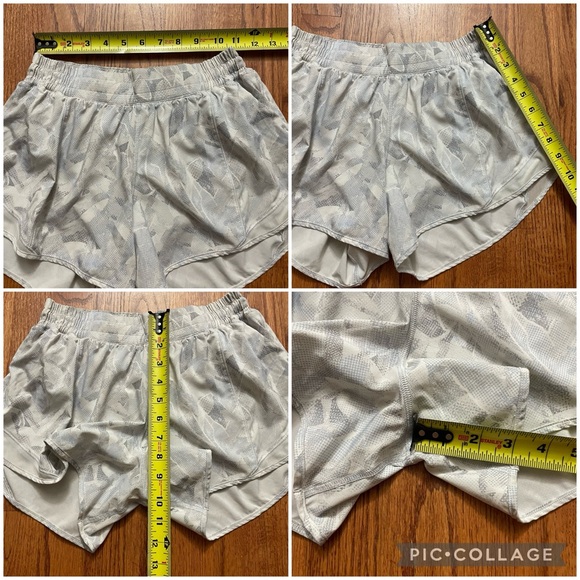 Lululemon Hotty Hot Short II *2.5" in Jasmine White Multi / White shorts size 8 - Picture 14 of 14